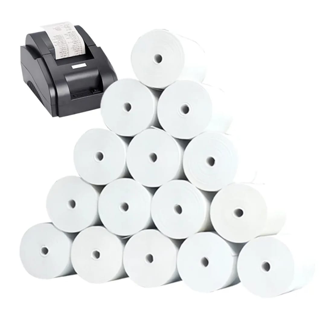Custom thermal receipt rolls by Labelman Packaging