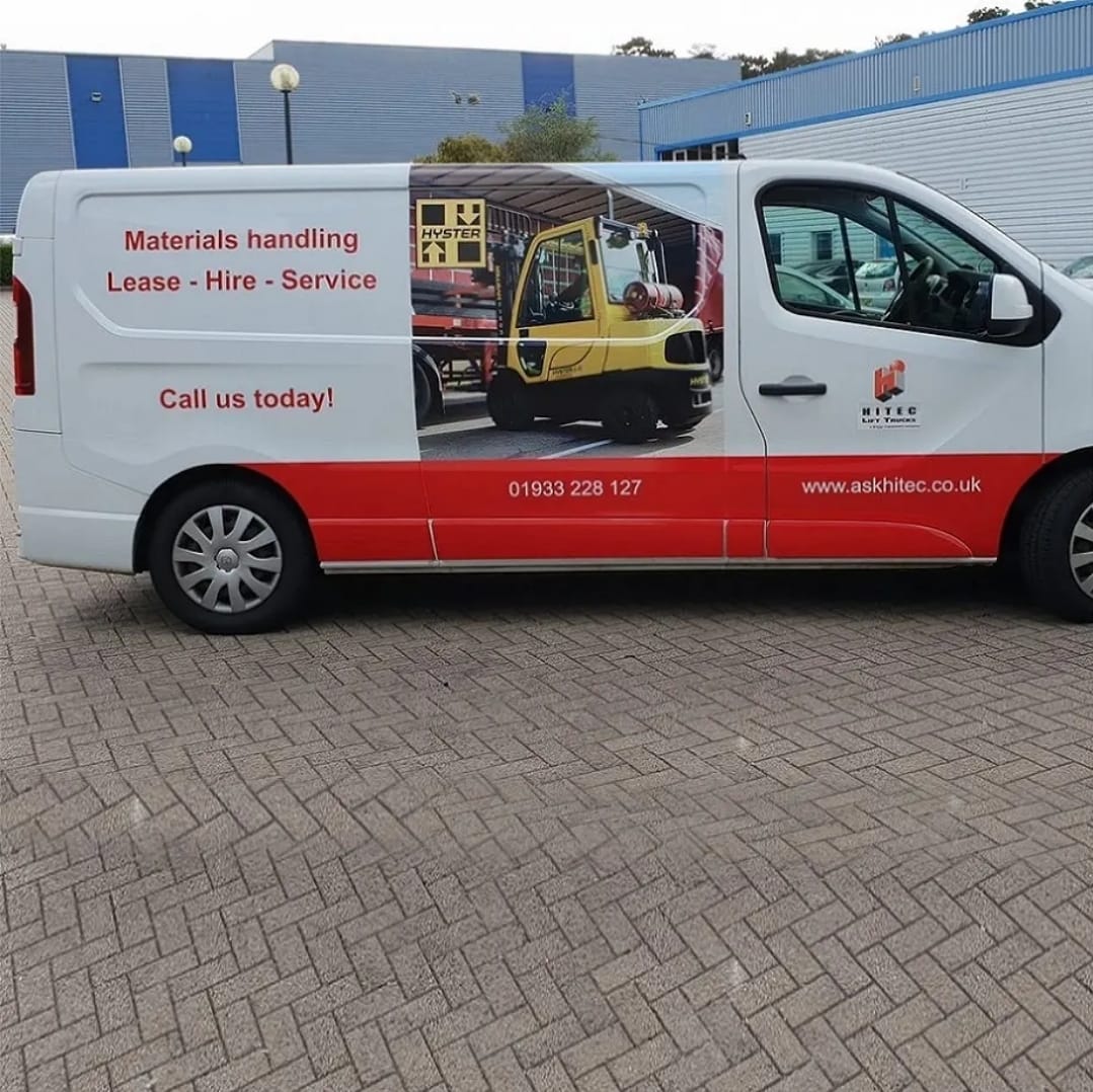 Full vehicle wrap label printing for branding by Labelman Packaging